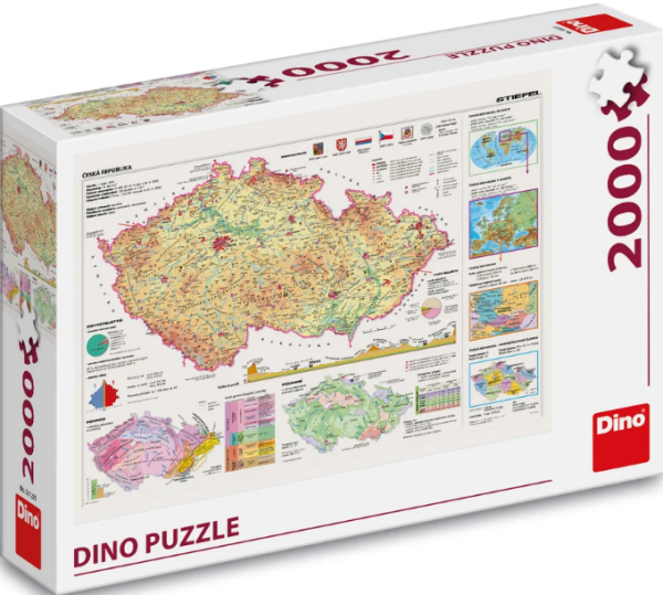 Puzzle Mapy České republiky 2000