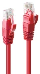 Lindy červená / Síťový kabel / Cat6 U/UTP / RJ-45 / 5 m (48035)