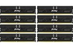 Kingston FURY Renegade Pro Black XMP 128GB (8x16GB) DDR5 5600MHz / CL36 / DIMM / ECC / XMP / 1.25V (KF556R36RBK8-128)