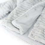 Dívčí kožešinová bunda, Minoti, DOLL 7, šedá - 68/80 | 6-12m