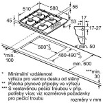 Plynová varná deska Bosch PBH 6B5B60