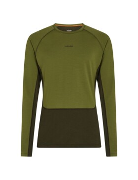ICEBREAKER Mens Merino 200 ZoneKnit LS Crewe, Dark Loden/Sphagnum/Cb (vzorek) velikost: M