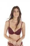 Dámská push-up podprsenka 90613 - Selmark 70B zelená