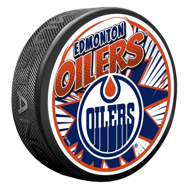Mustang Puk Edmonton Oilers NHL Kaboom