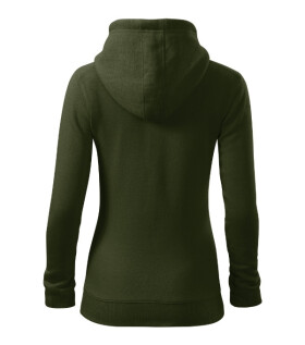 Trendy Zipper mikina dámská military M