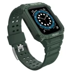 Hurtel Ochranné pouzdro s řemínkem pro Apple Watch 42/44/45 mm zelené / Pouzdro s řemínkem / 42/44/45 mm