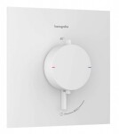 HANSGROHE - Ecostat Comfort E Termostatická baterie pod omítku, matná bílá 33710700