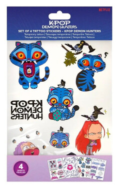 KPop Demon Hunters Dočasné tetování