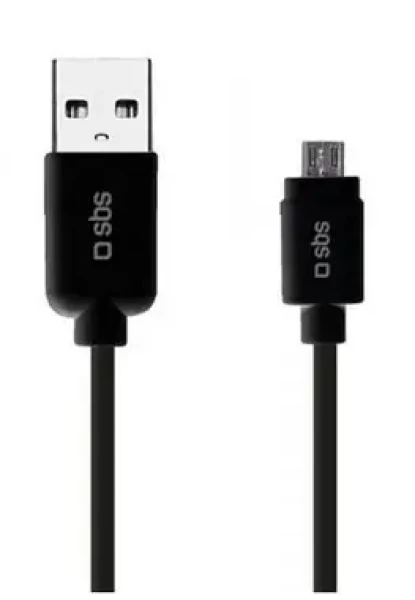 SBS datový kabel USB 2.0 na Micro USB / 1m / černý (LTHL200)