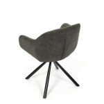 Jídelní židle, zelená, látka, DCH-Y1143 GRN2