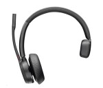 Poly Voyager 4310 MS Teams bezdrátová náhlavní souprava, BT700 USB-C adaptér, mono, nabíjecí stojánek EDF_1457745