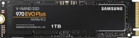 SAMSUNG 970 EVO Plus 1TB / M.2 2280 NVMe / MLC / RW: 3500 3300 MBps / IOPS: 600K 550K / MTBF 1.5mh / 5y (MZ-V7S1T0BW)