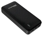 RealPower PB-20000 SE černá / Powerbanka 20 000 mAh / 2x USB-A výstup / Micro-USB a USB-C vstup (415548)