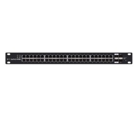 UBNT EdgeSwitch ES-48-500W [70Gbps, 500W, aktivní (802.3af/at) i pasivní (24V) PoE, 2xSFP, 2xSFP+, L2/L3] EDF_1015474
