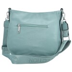 Trendy dámská koženková crossbody kabelka Candelis, džínově modrá