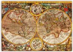 Obraz dřevěný: Antique Maps, 485x340