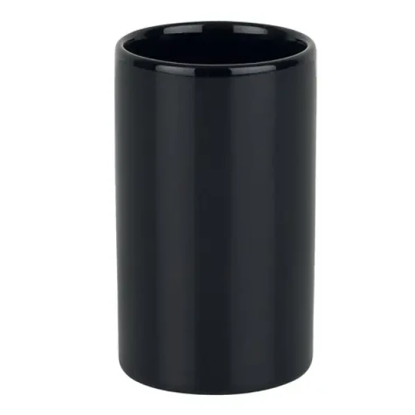 Spirella TUBE kelímek na kartáčky černý / keramika (7610583158734)