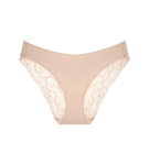 BODY MAKE-UP ILLUSION LACE – Tai kalhotky s krajkou a termo úpravou Triumph NUDE BEIGE 42
