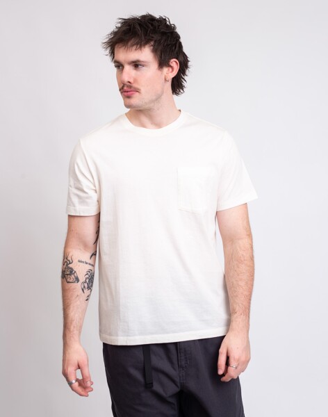 Tričko Patagonia M's Daily Pocket Tee Undyed Natural