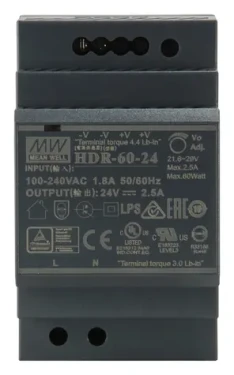 LevelOne POW-2421 černá / Napájecí zdroj / 24V DC / 60W / DIN lišta / -30 až 70 °C (POW-2421)