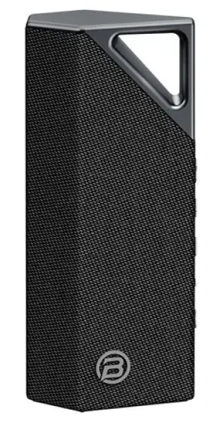 Bugani Brief černá stříbrná / Přenosný reproduktor / IPX7 / Bluetooth