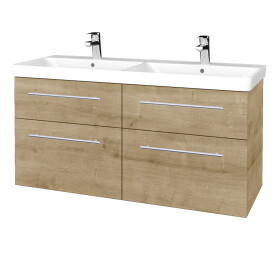 Dřevojas - Umyvadlová skříňka Q MAX SZZ4 120 - D09 Arlington / Úchytka T02 / D09 Arlington 332211B