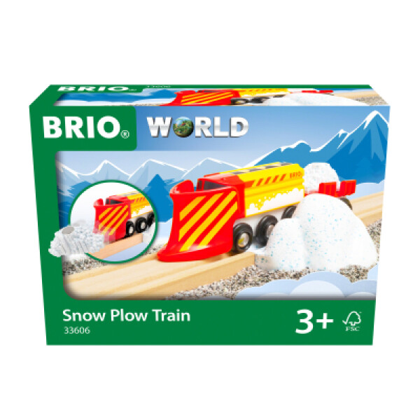 Brio Vlak se sněhovým pluhem
