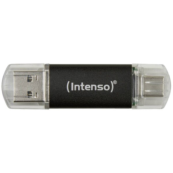 Intenso Twist Line USB flash disk 128 GB antracitová 3539491 USB-A, USB-C®, USB 3.1