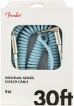 Fender Original Series 30' Coil Cable Daphne Blue