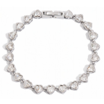 ELENYS Valena Silver – náramek z prémiové oceli Délka náramku: 17,5 cm