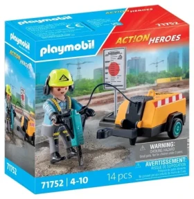 Playmobil® Action Heroes 71752 Stavební dělník se sbíječkou