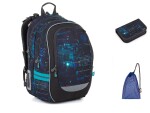 Školní batoh Digitální svět Topgal CODA 26021 SET MEDIUM