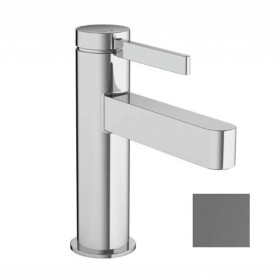 HANSGROHE - Finoris Umyvadlová baterie s výpustí Push-Open, EcoSmart, CoolStart, kartáčovaný černý chrom 76012340