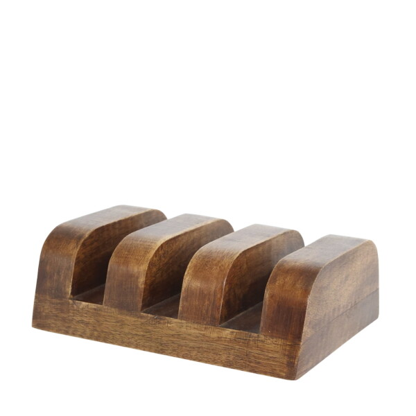 Chic Antique Dřevěný stojánek na prkénka Walnut, přírodní barva, dřevo