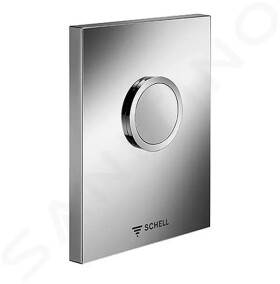 SCHELL - Compact II Tlakový splachovač WC, Edition ND pod omítku, chrom 028150699