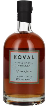 Koval FOUR GRAIN Single Barrel Whiskey 47% 0,5 l (holá lahev)