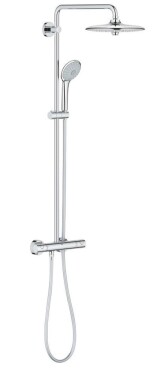 GROHE - Euphoria Sprchový set s termostatem, průměr 26 cm, 3 proudy, chrom 26515000