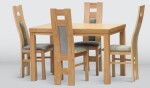 STIMA Jídelní set Teo-Tosca (Dub) - 6 židlí VARIANTA PROVEDENÍ: (d/š/v) 180 x 90 x 77cm + rozklad 50 cm + 6 židlí