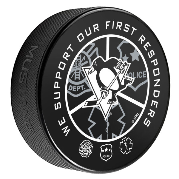 Mustang Puk Pittsburgh Penguins NHL Printed First Responders