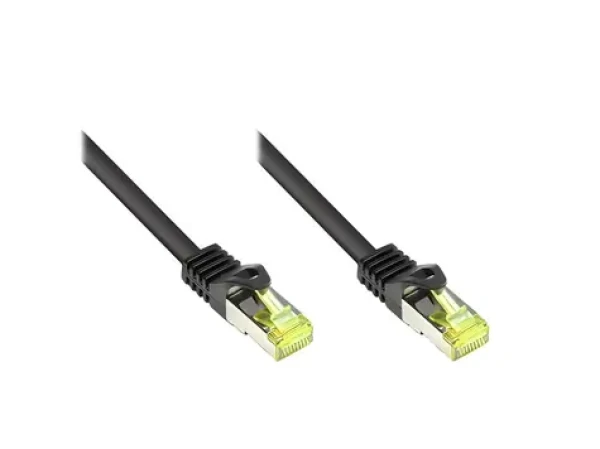 Good Connections černá / Patch kabel / Cat7 / S/FTP / RJ-45 / 0,25 m / 600 MHz (8070R-003S)
