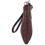 Módní dámská kožená mini crossbody kabelka Kaliopi, tmavě vínová