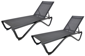 ROJA Lehátko ZWL-515 DUO hliníkové - černé