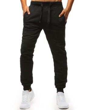 Pánské teplákové kalhoty černé Dstreet UX2395 M