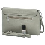Stylová dámská koženková crossbody kabelka Loren, šedá