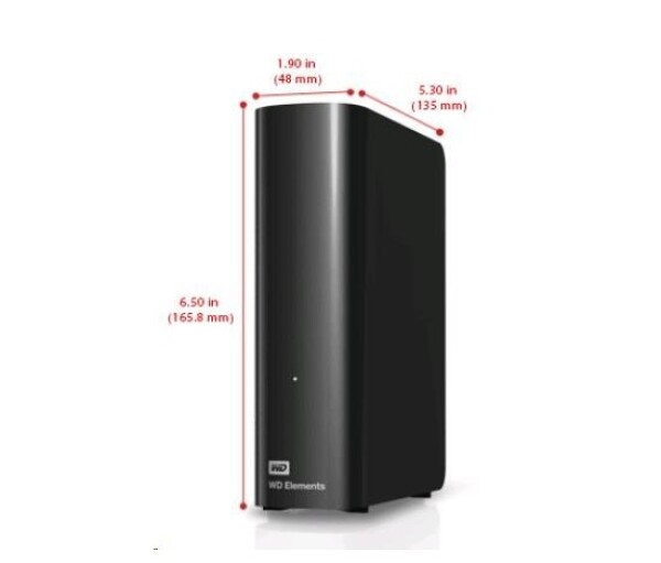 WD Elements Desktop 4TB, Externí HDD, USB 3.0, černá EDF_810796