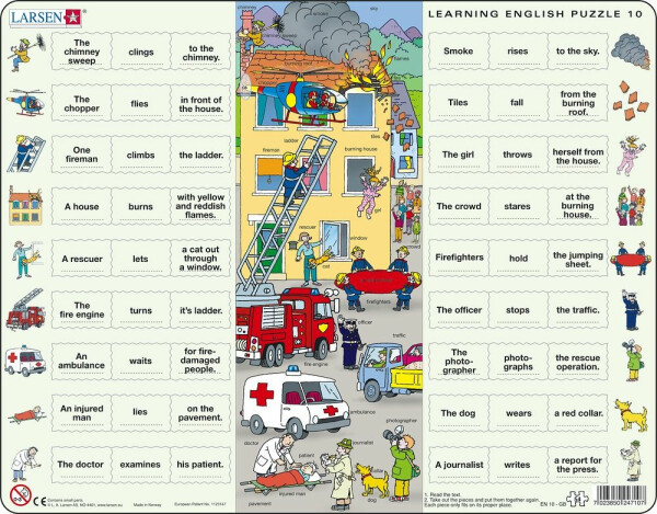 Puzzle MAXI - Hodina angličtiny 10./64 dílků - Larsen