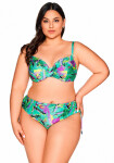 Spodní díl plavek Ava SF 210/2 Vibrant Green S-3XL zářivě zelená 3XL-46