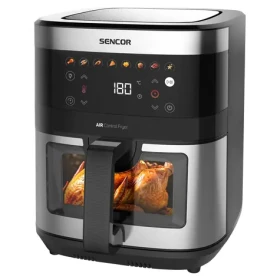SENCOR SFR 9000SS černá / Horkovzdušná fritéza / 1700W / 9L / 40 - 200°C (8590669387755)