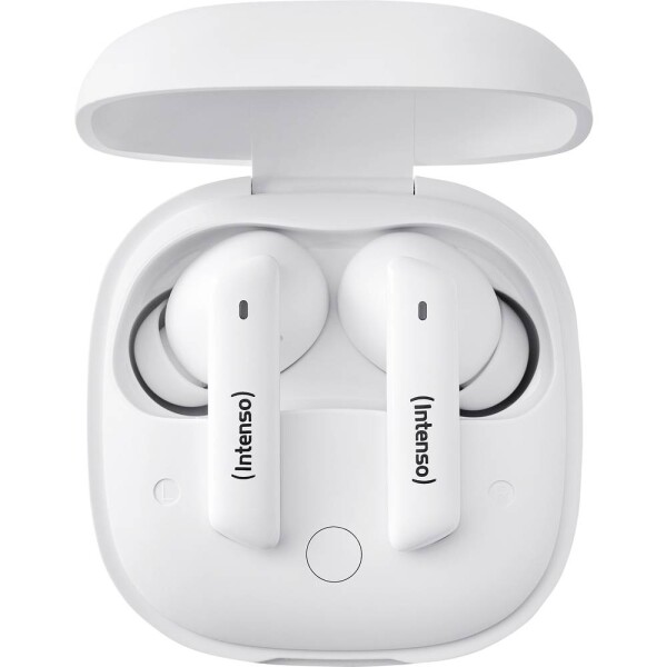 Intenso Buds Pro T502HAE weiß špuntová sluchátka Bluetooth® bílá Potlačení hluku odolná vůči vodě mobil