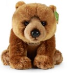 Plyšový medvěd Grizzly sedící 30 cm ECO-FRIENDLY